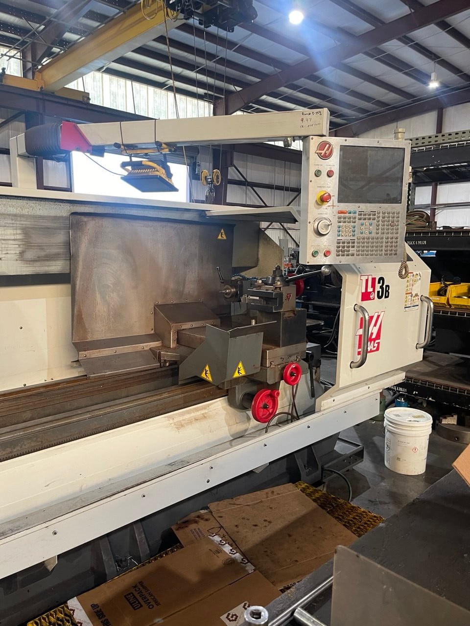 Haas #TL-3B, CNC lathe, 30" swing, 60" centers, 8.5" big bore, 25" chuck, 30 HP, 1825 feed hours, 2012 - Image 5