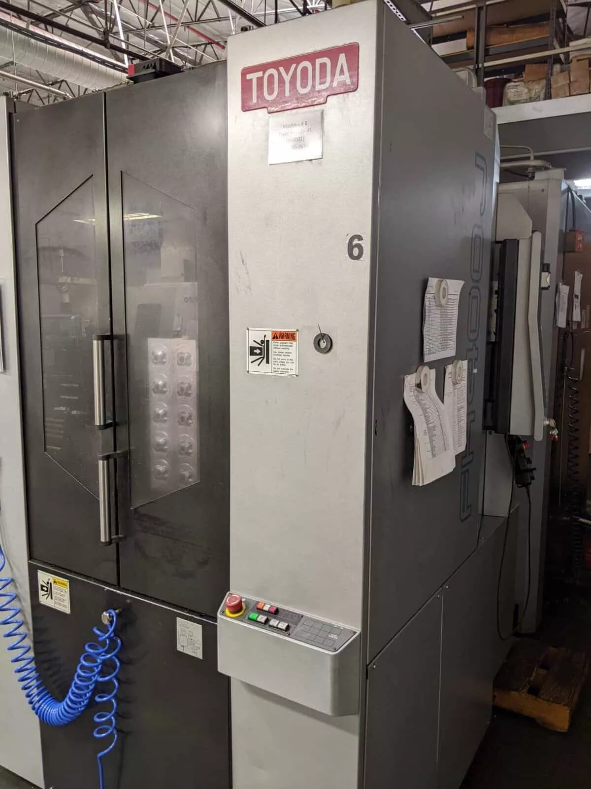 Toyoda #FH400J, CNC Horizontal Machining Center, 23.6" X, 22" Y, 24.8" Z, 15.75" pallet, 30 HP, 15000 RPM - Image 6