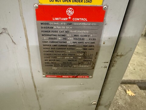 General Electric #CR194A148F2, limitamp motor motor cont, 4160 Volts - Image 9