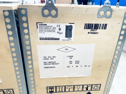 150 HP Toshiba #VFAS1-613KPC-H1, Variable Frequency Drive, NEW - Image 3