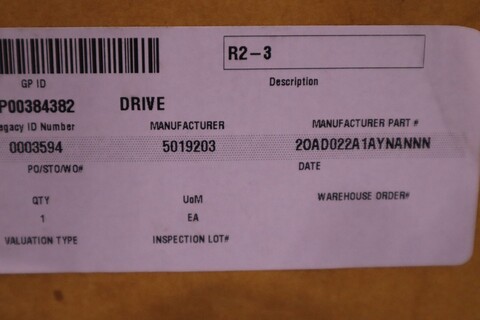 15 HP Allen-Bradley #20AD022A1AYNANNN, powerflex 70 variable frequency dri, NEW - Image 4
