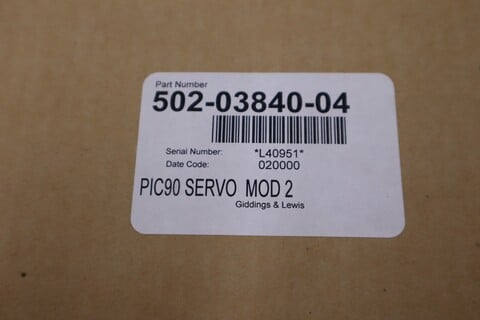 Giddings & Lewis 502-03840-04R0 Pic900 Servo Encoder 4Ao 3Ei Module NEW IN BOX - Image 4