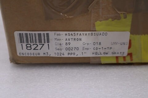 Avtron hs45 / hs45fayay8sua00 incremental encoder new in box stock sgf-153 - Image 3