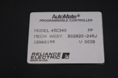 NEW Reliance Electric 45C340 MECH ASSY 802820-24RJ 1GNA0199 V 0038 STOCK 5446 - Image 2