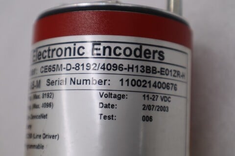 T & R ELECTRONIC CE65M-D-8192/4096-H13BB-E01ZR-H Encoder - STOCK GF270 - Image 4