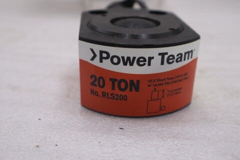 SPX Power Team Hydraulic RLS200 20 ton ram/cylinder/portapower - NEW #1512A - Image 2