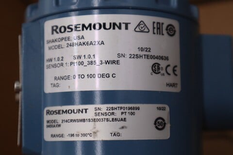 Rosemount, 248hak6a2xa, temp. transmitter, 241crwsmb1s3e0037sle6uae new in box - Image 3