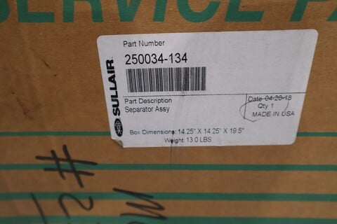 Sullair 250034-134 Air/Oil Separator Compatible - NEW IN BOX - STOCK GF1148 - Image 2