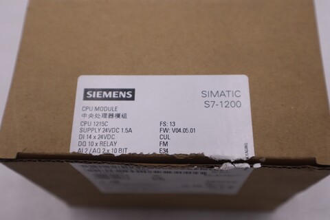 Siemens 6ES7 215-1HG40-0XB0 6ES72151HG400XB0 SIMATIC S7-1200 CPU 12 NEW #GF-763A - Image 4