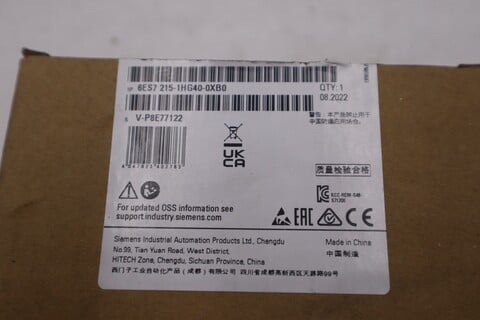 Siemens 6ES7 215-1HG40-0XB0 6ES72151HG400XB0 SIMATIC S7-1200 CPU 12 NEW #GF-763A - Image 5