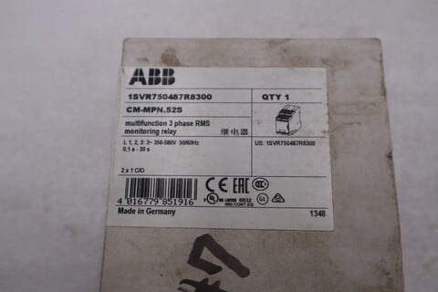NEW ABB multi-function monitor CM-MPN.52S 1SVR750487R8300 STK K1668A - Image 2