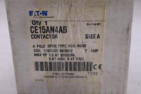 Eaton ce15an4ab contactor stock #l-302a - Image 3