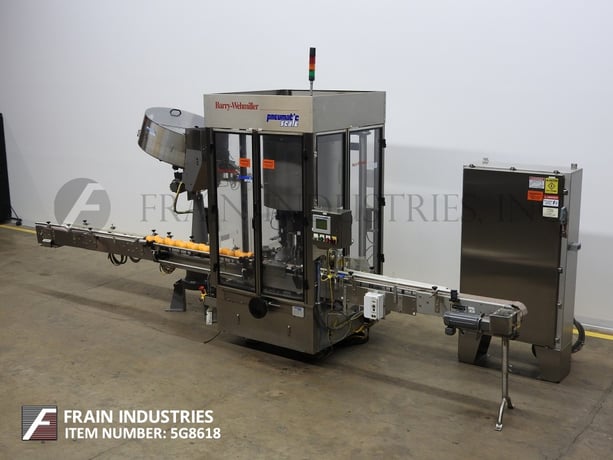 Pneumatic Scale #A-Frame, automatic, 8 head rotary chuck capper. rated from 50-200 containers per minute - Image 1