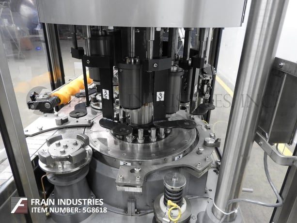 Pneumatic Scale #A-Frame, automatic, 8 head rotary chuck capper. rated from 50-200 containers per minute - Image 2