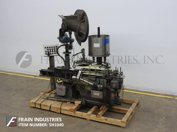Consolidated / Pneumatic Scale #D4FA, automatic, 4 head rotary chuck capper, rated from 8-100 containers per - Image 1
