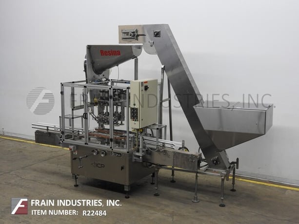 Resina #UN40-1257, automatic, 4-station quill capper capable of speeds from 120-300 cpm - Image 1