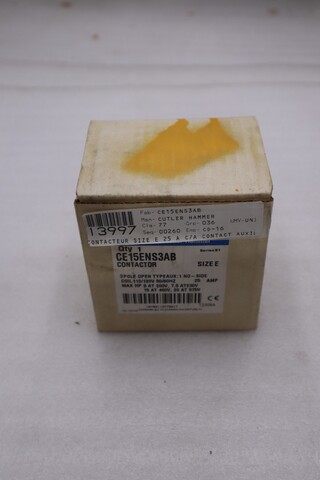 Eaton CE15ENS3AB Contactor - Size E - 3 Pole - 110/120V 50/60Hz - STK GF537A - Image 4