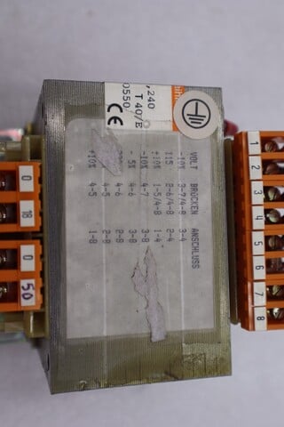 Burkle & schock d-70565 transformer type er3245 * used * stock 612-a - Image 3