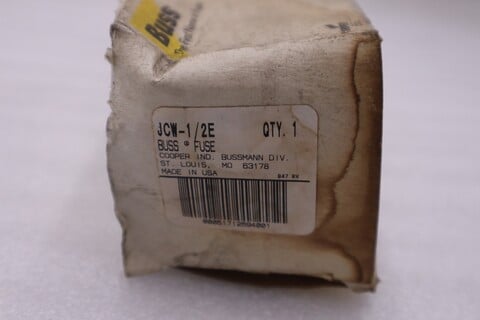 LOT OF 2 - Buss JCW-1/2E High Voltage Fuse 1/2A 2750/5500VAC - STOCK 5833A - Image 2