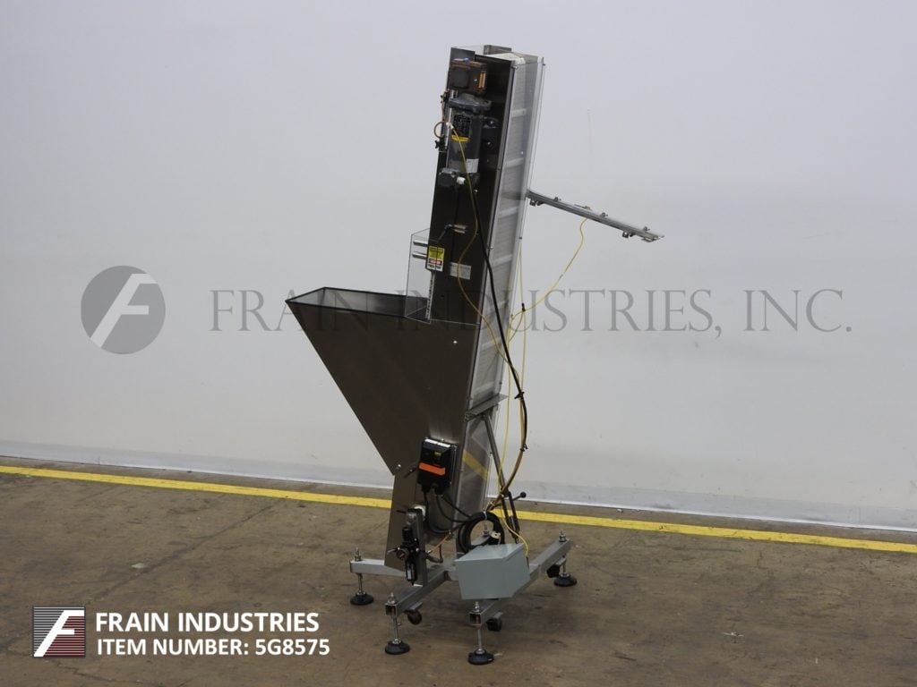 Inline Feeding Sol Inline Filling Solutions #77H, automatic Stainless Steel waterfall style capacity elevator - Image 1
