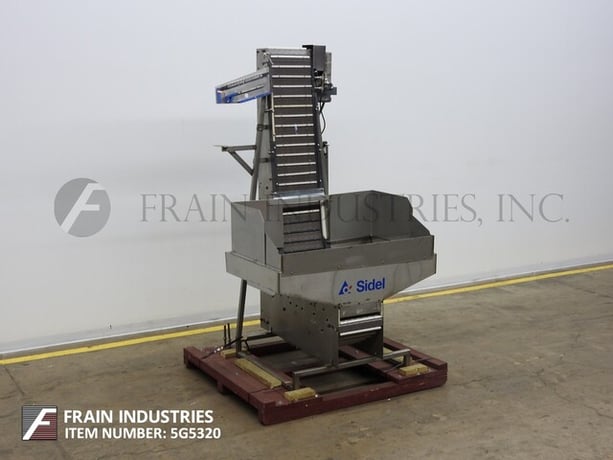 Sidel #80H, automatic Stainless Steel water fall style capacity elevator / feeder and sorter - Image 5