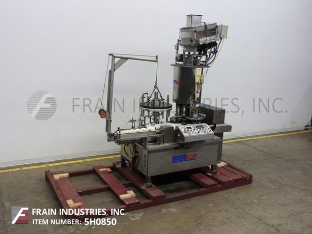 MRM Elgin / Zalkin, Stainless Steel, Monoblock 12 head filling and 8 head capping system, worm screw to star - Image 5