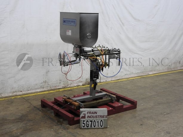 Hinds Bock #2P-64I, Stainless Steel, dual head piston filler / depositor, 16 oz to 64 oz per piston - Image 1