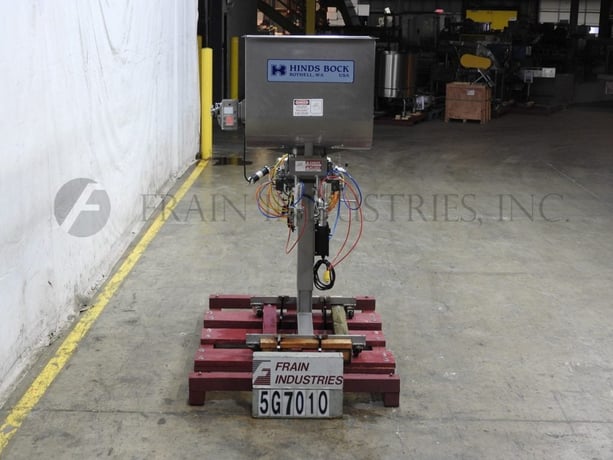 Hinds Bock #2P-64I, Stainless Steel, dual head piston filler / depositor, 16 oz to 64 oz per piston - Image 3