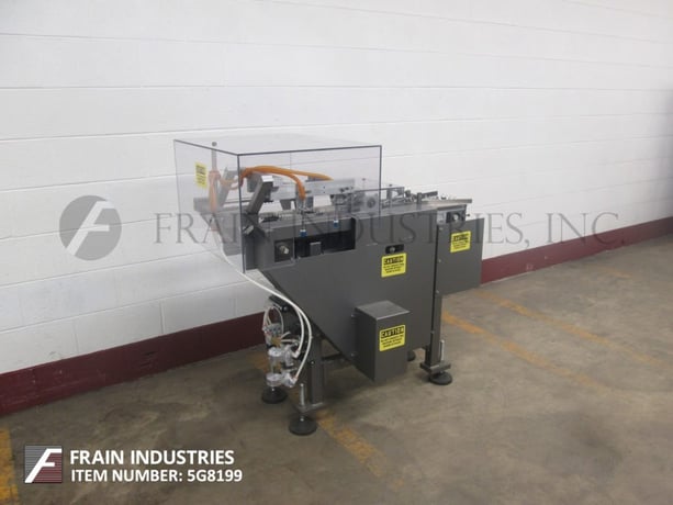 Bartelt #Slitter, 4-1/2" w x 42" l chain, with fixed pockets on 7" centers, 3-1/2" OD cutting wheel section - Image 5