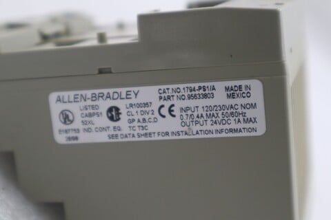 Allen-Bradley BRADLEY 1794-PS1/A 95633803 Power Supply Module AB STOCK 2199-A - Image 5