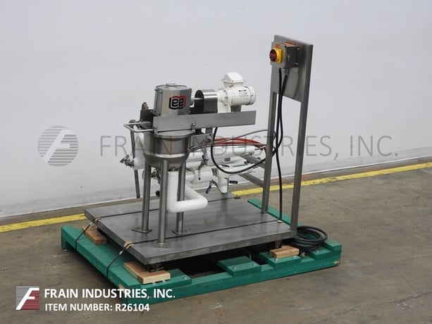 3 gallon Lee #3D9MT, 316 Stainless Steel jacketed, dual motion, scrape surface mixing kettle, 9-1/2" diameter - Image 1
