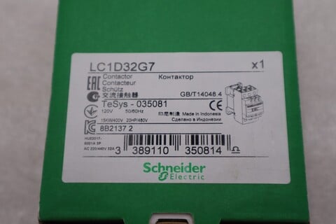 Schneider lc1d32g7 contactor stock #k-3915a - Image 2