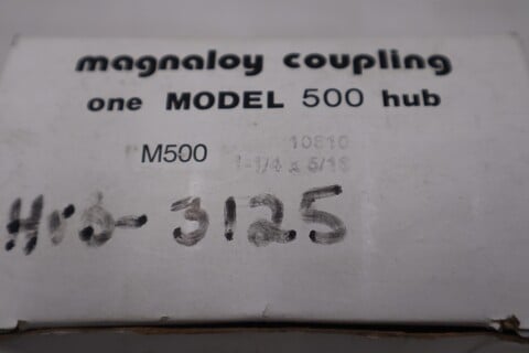 New in box - magnaloy coupling hub model 500 - stock gf678a - Image 2