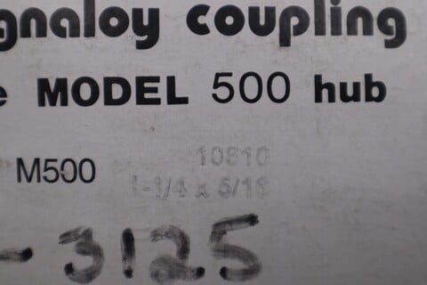 New in box - magnaloy coupling hub model 500 - stock gf678a - Image 3