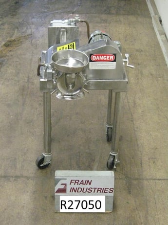 Fitzpatrick #JT6, Stainless Steel homoloid mill, 12-swinging knife impact blades, bolt down safety cover - Image 3
