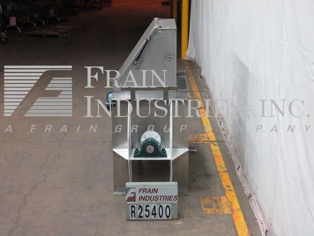 25 cu.ft. Ross #42N-25, 304 Stainless Steel, double ribbon blender w/bag break station with lid, 4" bottom - Image 4