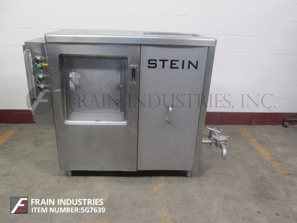 Stein Process System #V-PD, Stainless Steel auger and pump feed system with hopper & safety grid & side - Image 4