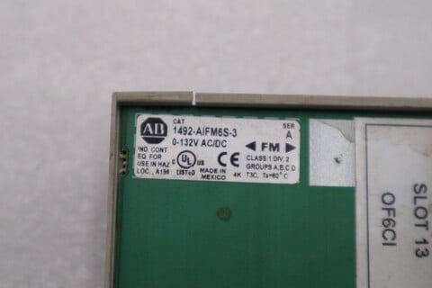 Allen-Bradley Allen Bradley Input Interface Module 1492-AIFM6S-3 1492AIFM6S3 STK H1416A - Image 2