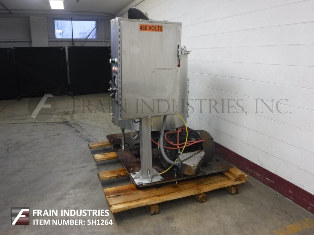 Goodway #VBM-1000, 1000 lb. or 120 gallon capacity, Stainless Steel slurry mixer and transfer system - Image 3