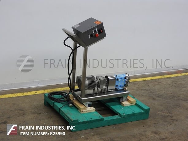 15 GPM @ 200 psi, Waukesha #15DO, 316 Stainless Steel positive displacement pump, clockwise or counter - Image 5