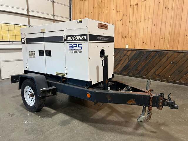 26 KW Multiquip Power #DCA-25SSIU2, diesel generator set, 1/3 phase, Isuzu engine, trailer mounted, voltage - Image 2