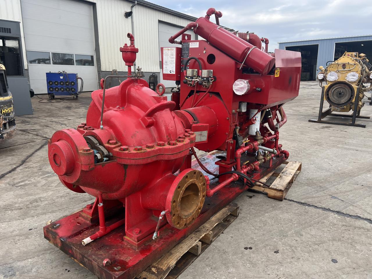 400 HP @ 2100 RPM Cummins #QSM11, fire pump system w/ heat exchanger cooling system, 14" flywheel, 2006 - Image 5