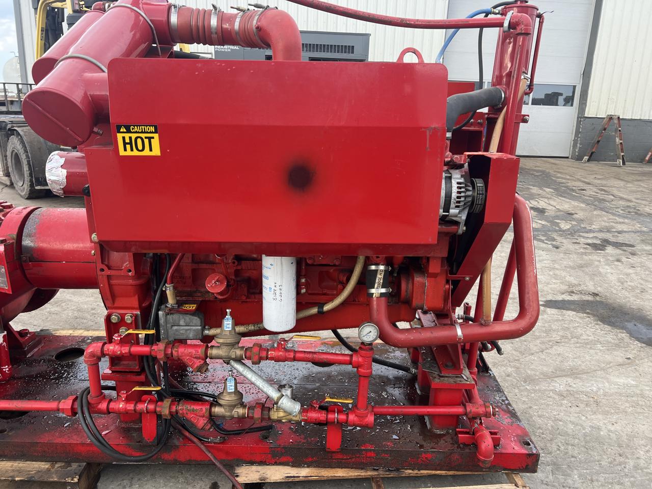 400 HP @ 2100 RPM Cummins #QSM11, fire pump system w/ heat exchanger cooling system, 14" flywheel, 2006 - Image 6