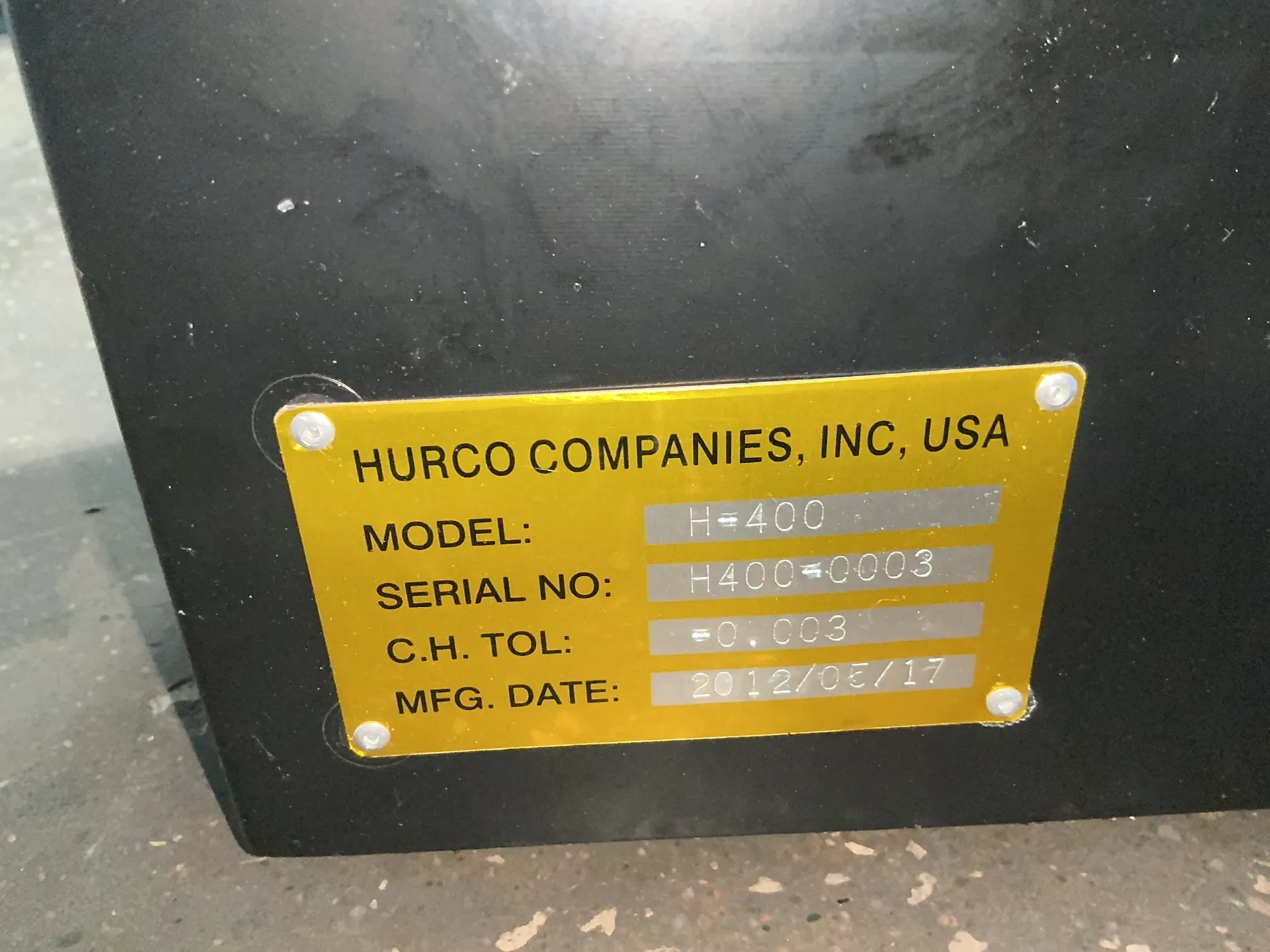 Hurco #H-400, rotary table - Image 3