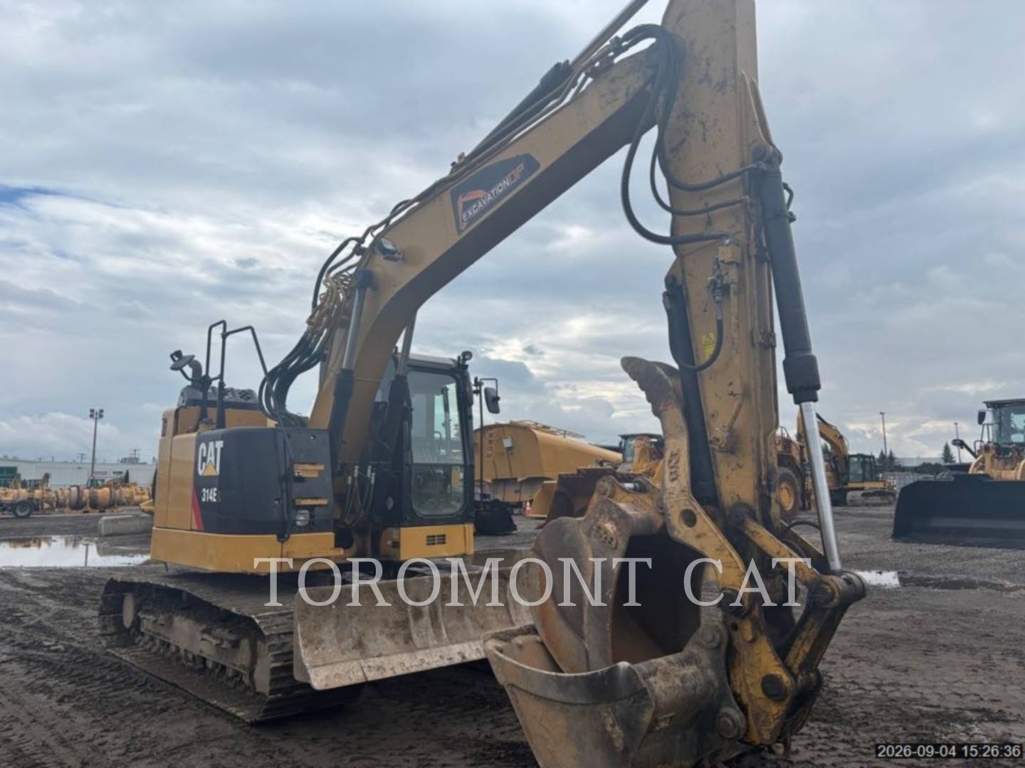 Caterpillar 314EL, 4790 hours, S/N: ZJT01795, 2017 - Image 2