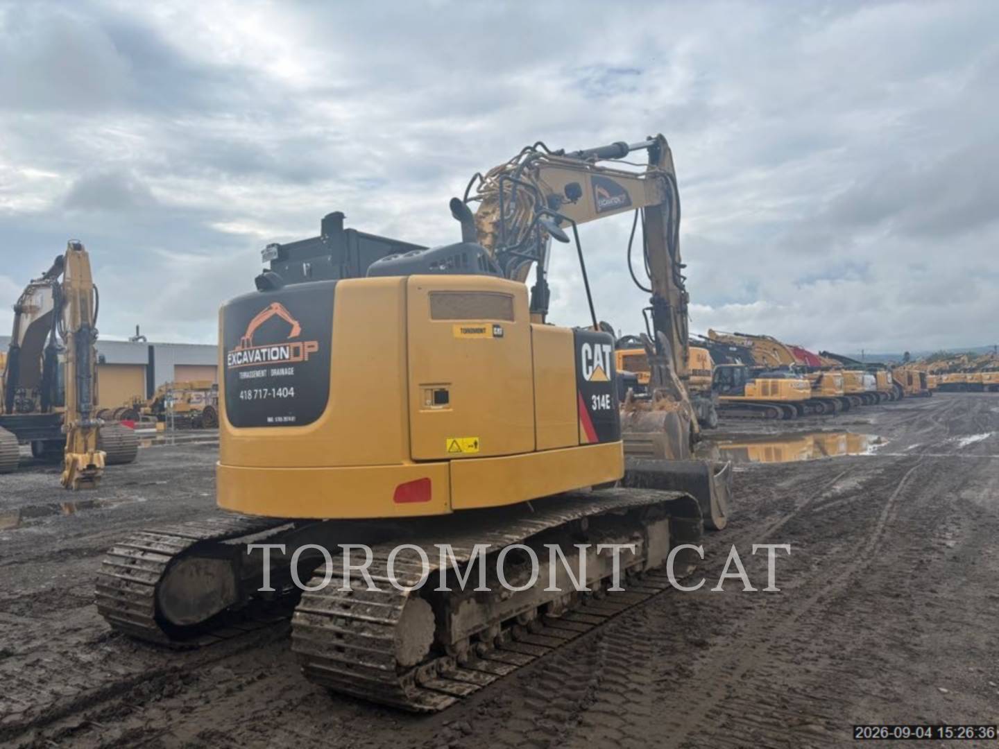 Caterpillar 314EL, 4790 hours, S/N: ZJT01795, 2017 - Image 3