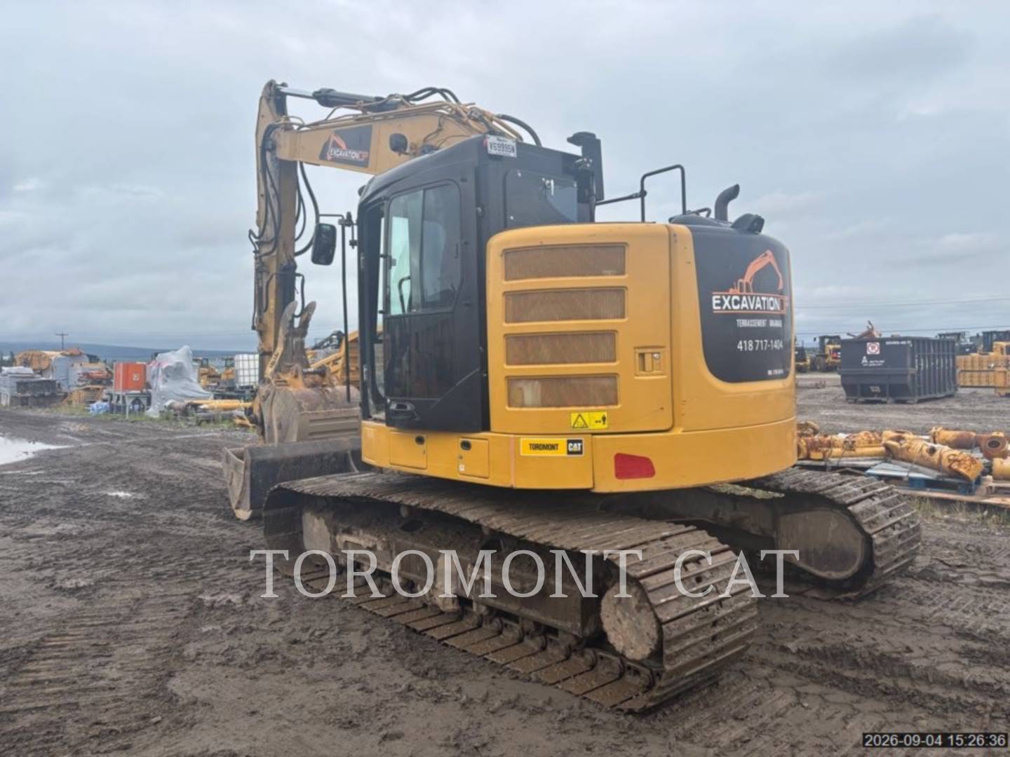 Caterpillar 314EL, 4790 hours, S/N: ZJT01795, 2017 - Image 4