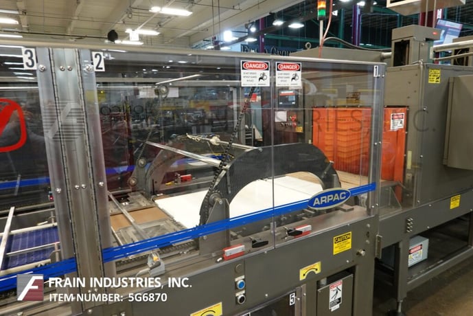 Arpac #BPMP5341, automatic, continuous motion, servo controlled, bottom overlap multipack, shrink wrapper & - Image 2