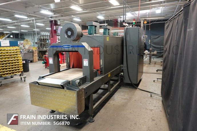 Arpac #BPMP5341, automatic, continuous motion, servo controlled, bottom overlap multipack, shrink wrapper & - Image 4