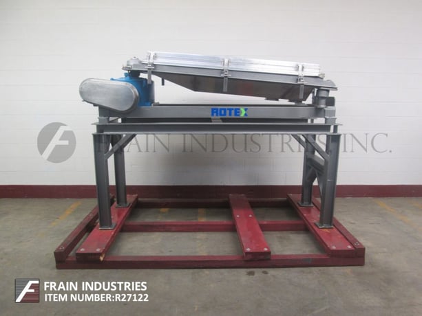27" x 65" Rotex #201AALSS, Stainless Steel, single deck vibratory sifter, sanitary sifting chamber, 2 HP - Image 4